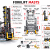 Forklift masts