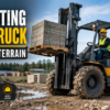 OPERATING LIFT TRUCK IN ROUGH TERRAIN