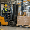 forklift operator in warehouse