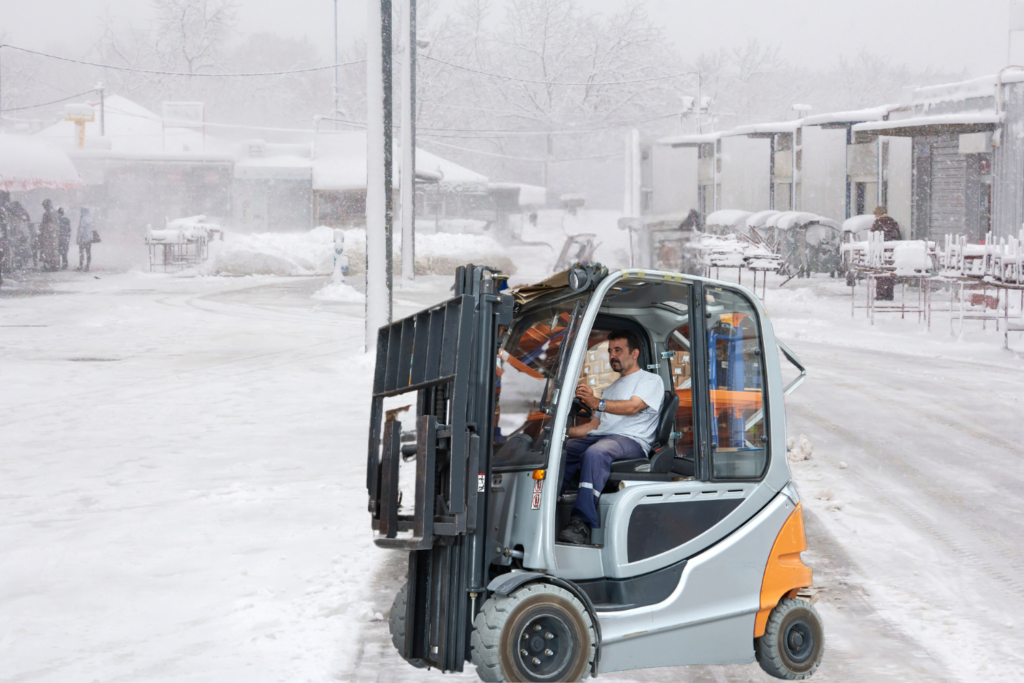 Things to check in forklift before winter